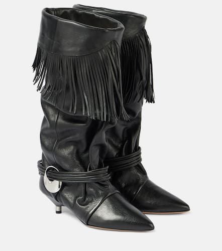 Botas Elten 45 de piel con flecos - Isabel Marant - Modalova