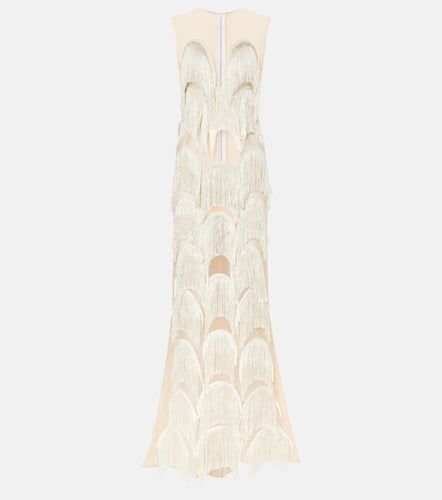 Cascading fringed mesh gown - Maticevski - Modalova