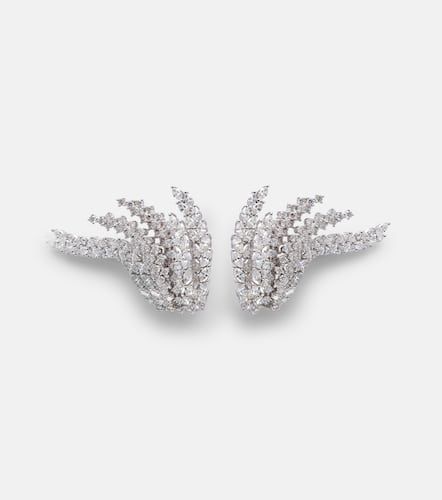 Y-Couture 18kt white gold ear climber with diamonds - Yeprem - Modalova