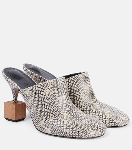 Mules Bisou 90 de piel grabada - Jacquemus - Modalova