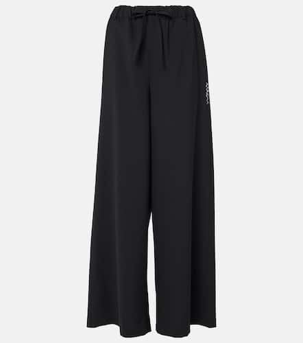 High-rise gingham wide-leg pants - Marni - Modalova