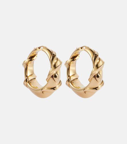 Snake hoop earrings - Alexander McQueen - Modalova