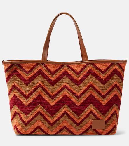 Borsa Zigzag Medium in canvas - Missoni - Modalova