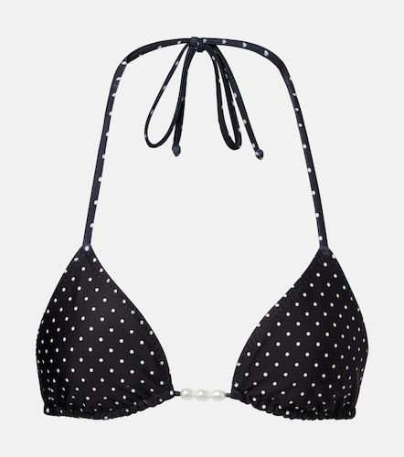 Embellished polka-dot bikini top - Same - Modalova
