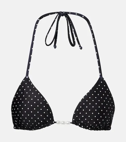 Top de bikini de lunares con adornos - Same - Modalova