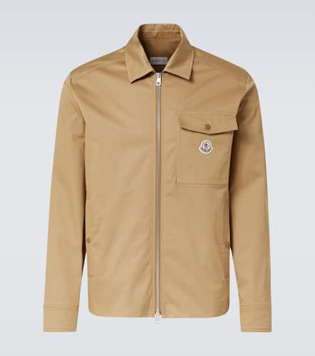 Cotton-blend gabardine jacket - Moncler - Modalova