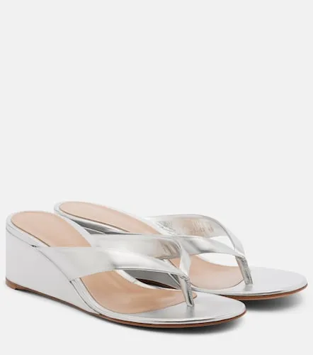 Sandali infradito Sofia in pelle metallizzata - Gianvito Rossi - Modalova