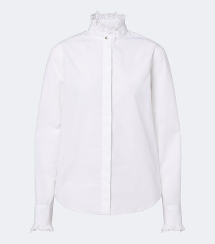 Camisa de popelín de algodón con logo - Burberry - Modalova