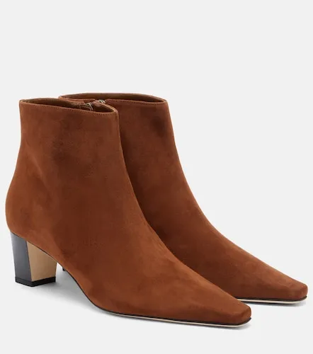 Jaima suede ankle boots - Manolo Blahnik - Modalova