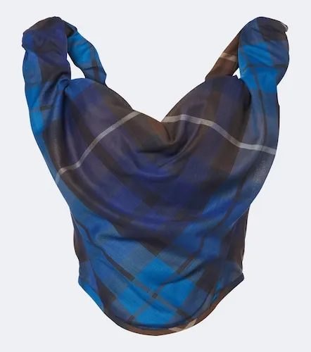 Sunday plaid wool bustier top - Vivienne Westwood - Modalova