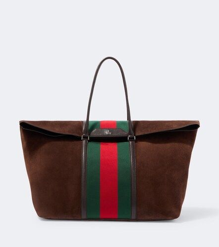 Gucci Bolso de ante con Web - Gucci - Modalova