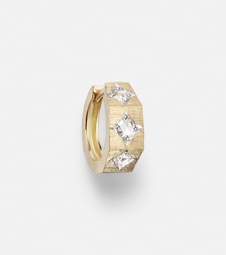Pendiente de aro individual Ecrou Coco de oro de 18 ct - Marie Lichtenberg - Modalova