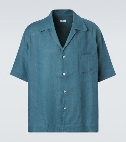 Kiton Camicia bowling in lino - Kiton - Modalova