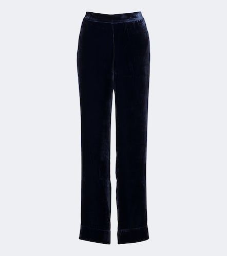 Pantaloni a gamba larga London in velluto - Asceno - Modalova