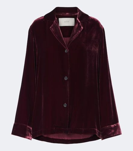 Asceno Hemd Calabasas aus Samt - Asceno - Modalova