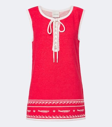 Posse Cody cotton terry minidress - Posse - Modalova
