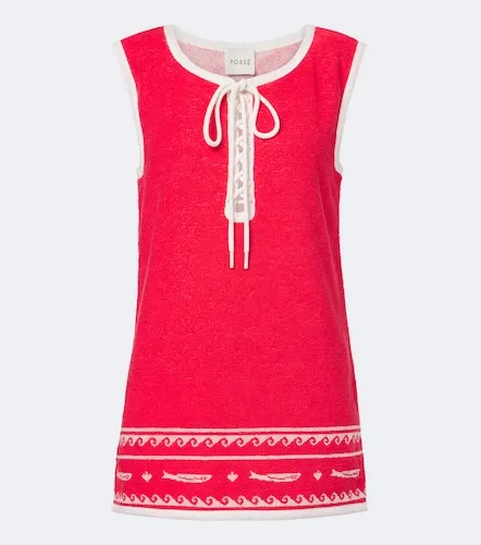 Posse Cody cotton terry minidress - Posse - Modalova