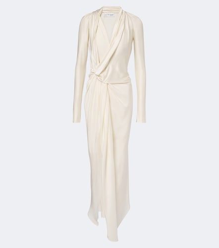 Vestido midi Lea de jersey drapeado - Victoria Beckham - Modalova