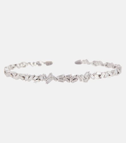 Bracciale in bianco 18kt con diamanti - Suzanne Kalan - Modalova