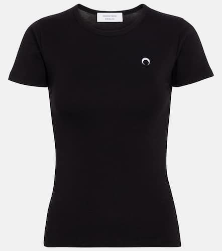 Camiseta de algodón estampada - Marine Serre - Modalova