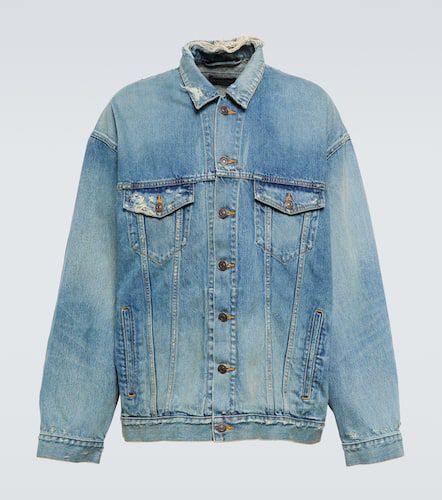 Balenciaga Patched denim jacket - Balenciaga - Modalova