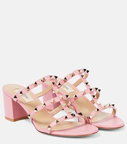 Rockstud leather sandals - Valentino Garavani - Modalova