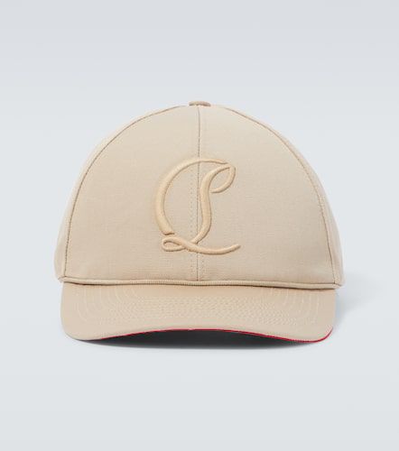 Mooncrest cotton baseball cap - Christian Louboutin - Modalova