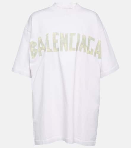 T-Shirt Tape Type aus Baumwoll-Jersey - Balenciaga - Modalova