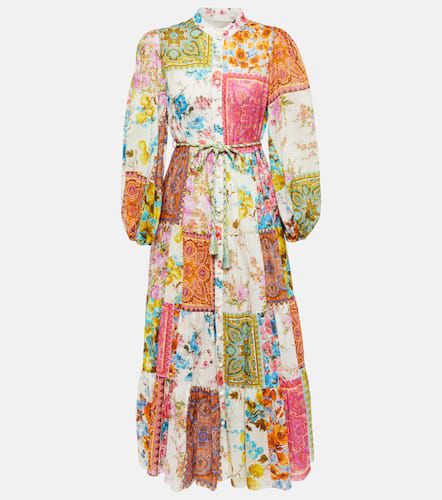 Halcyon patchwork cotton midi dress - Zimmermann - Modalova