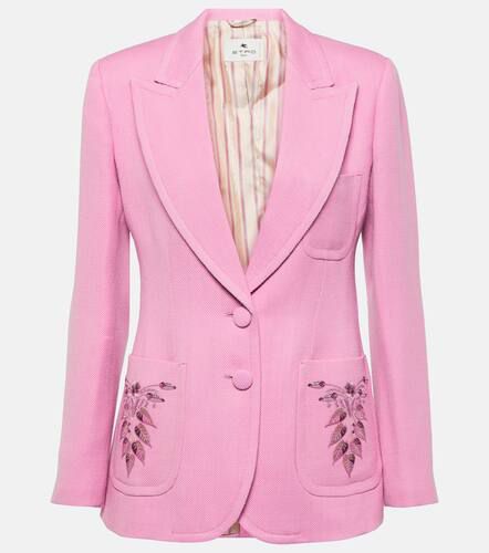 Etro Embroidered wool-blend blazer - Etro - Modalova