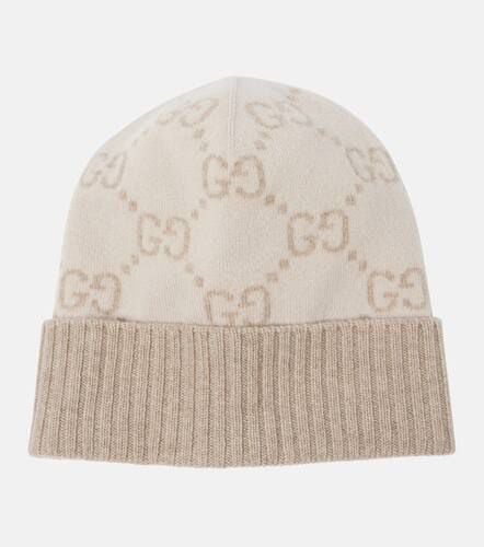 Gucci GG cashmere jacquard beanie - Gucci - Modalova