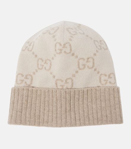 Gorro de cachemir con GG en jacquard - Gucci - Modalova