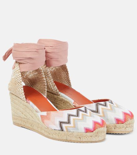 Espadrille-Wedges Eva 80 mit Häkelstrick - Missoni - Modalova