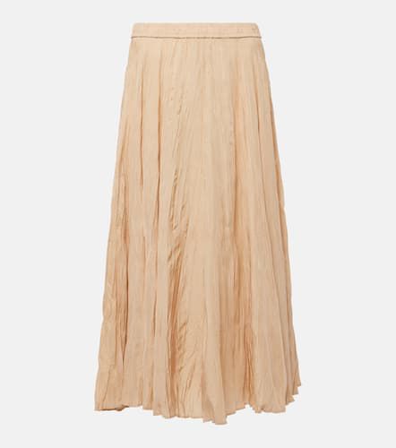 Sully pleated habotai silk midi skirt - Joseph - Modalova