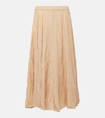 Sully pleated habotai silk midi skirt - Joseph - Modalova