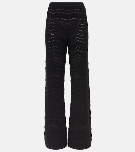 Zig Zag semi-sheer straight pants - Missoni - Modalova