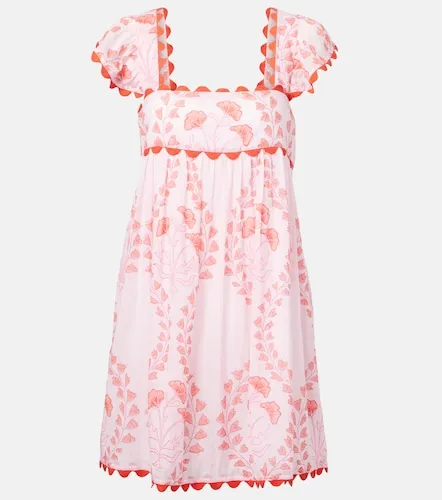 Printed cotton minidress - Juliet Dunn - Modalova
