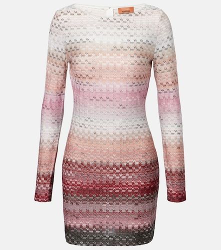 Miniabito in lamé a zig-zag - Missoni - Modalova