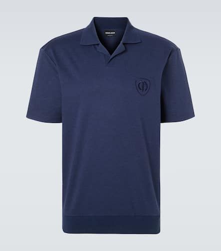 Polo in piquÃ© di cotone - Giorgio Armani - Modalova