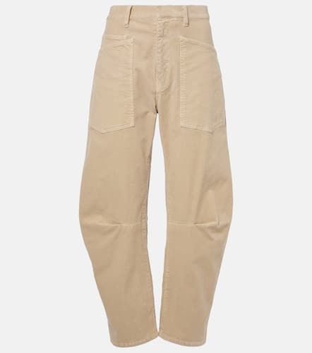 Shon mid-rise corduroy tapered pants - Nili Lotan - Modalova