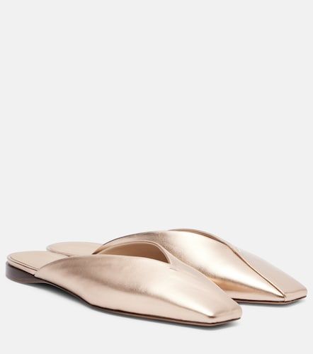 Mules in pelle metallizzata - Max Mara - Modalova