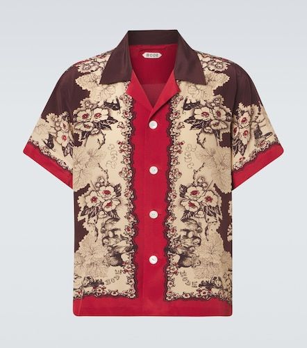 Camisa bowling de seda estampada - Bode - Modalova