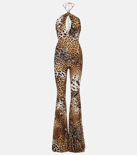 Mono de jersey con estampado de jaguar - Roberto Cavalli - Modalova