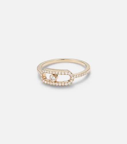 Move Uno 18kt ring with diamonds - Messika - Modalova