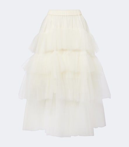 Ruffled tulle midi skirt - Simone Rocha - Modalova