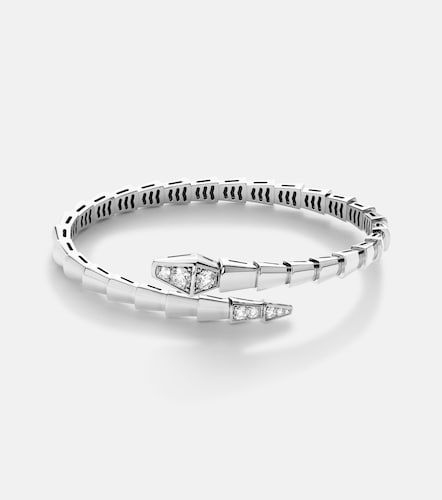 Pulsera Serpenti Viper de oro blanco de 18 ct con diamantes - Bvlgari - Modalova