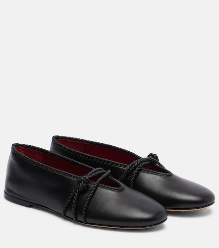 Rosa Knot leather ballet flats - Bottega Veneta - Modalova