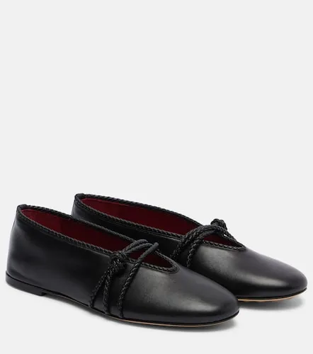 Rosa Knot leather ballet flats - Bottega Veneta - Modalova