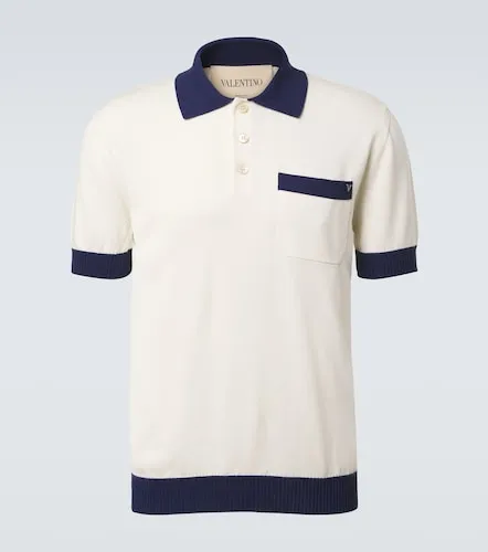 Polo de algodón con VGold - Valentino - Modalova