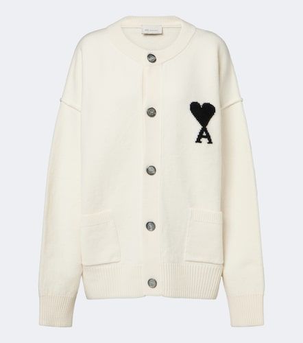 Ami de Coeur virgin wool cardigan - Ami Paris - Modalova